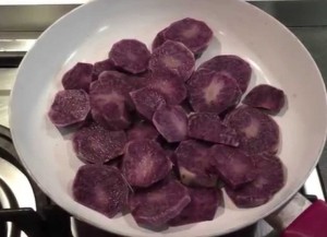 patate viola cucinate